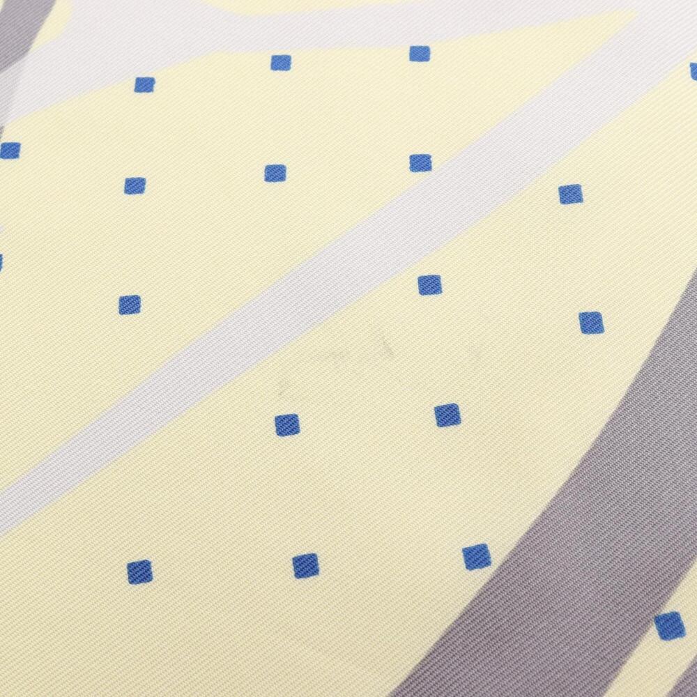 HERMES Authentic Yellow Silk Scarf - Picture 6 of 6